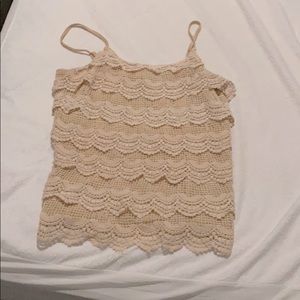 Lace spaghetti strap